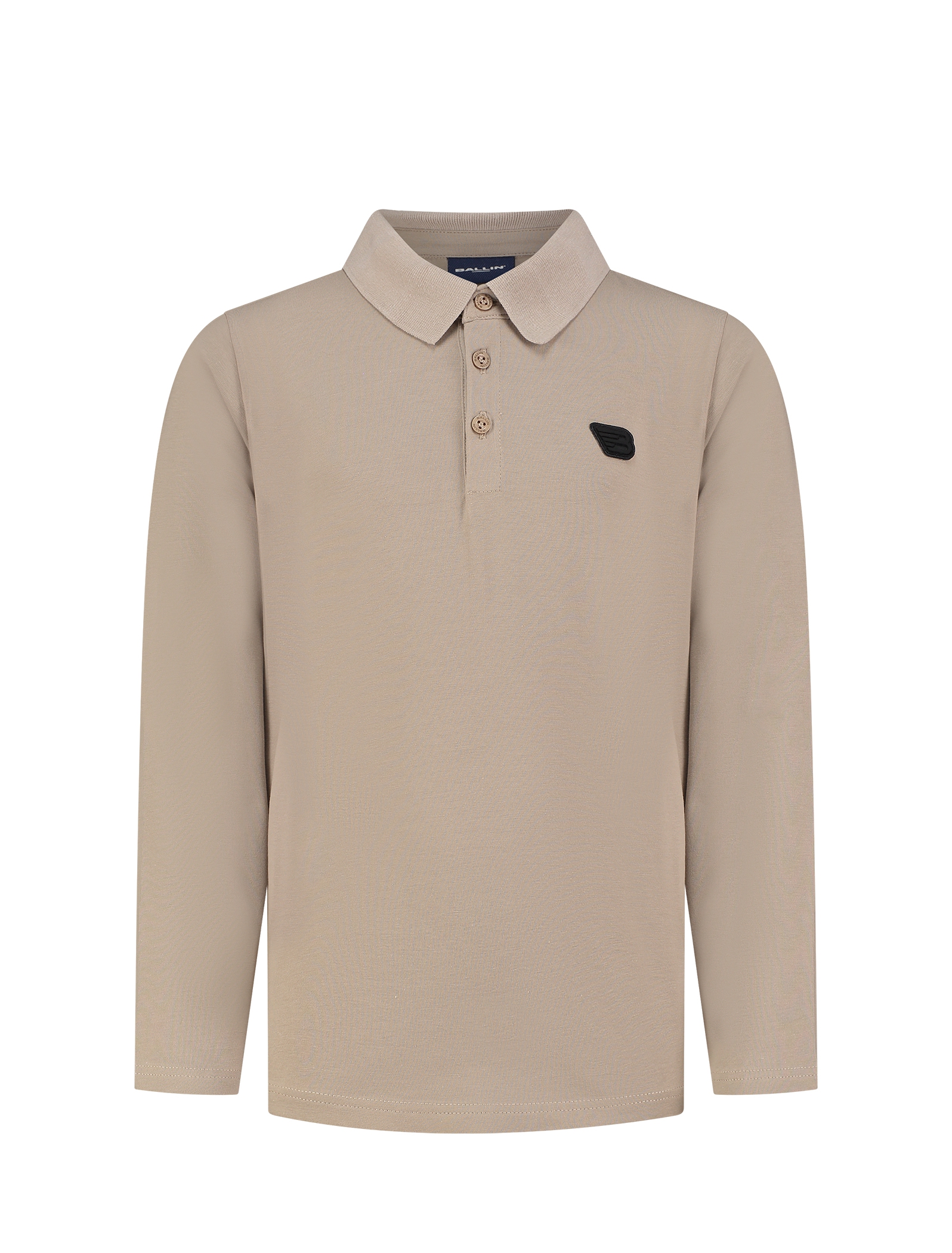 Ballin Poloshirt LOGO BADGE LONGE SLEEVE