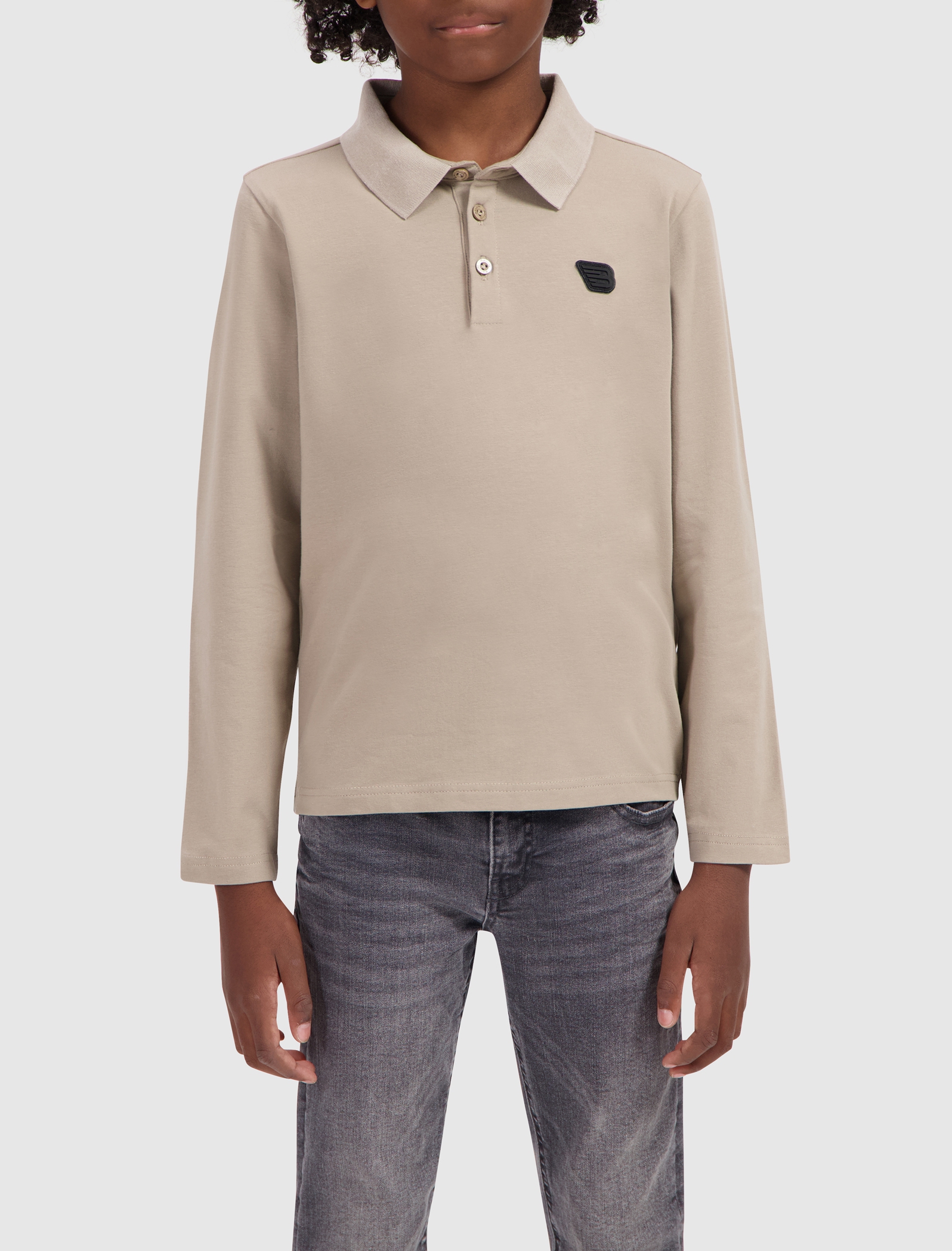 Ballin Poloshirt LOGO BADGE LONGE SLEEVE