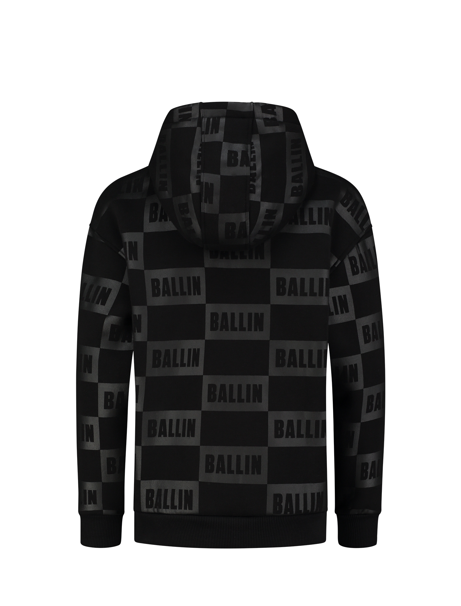 Ballin Hoodie CHECK LOGO PRINT