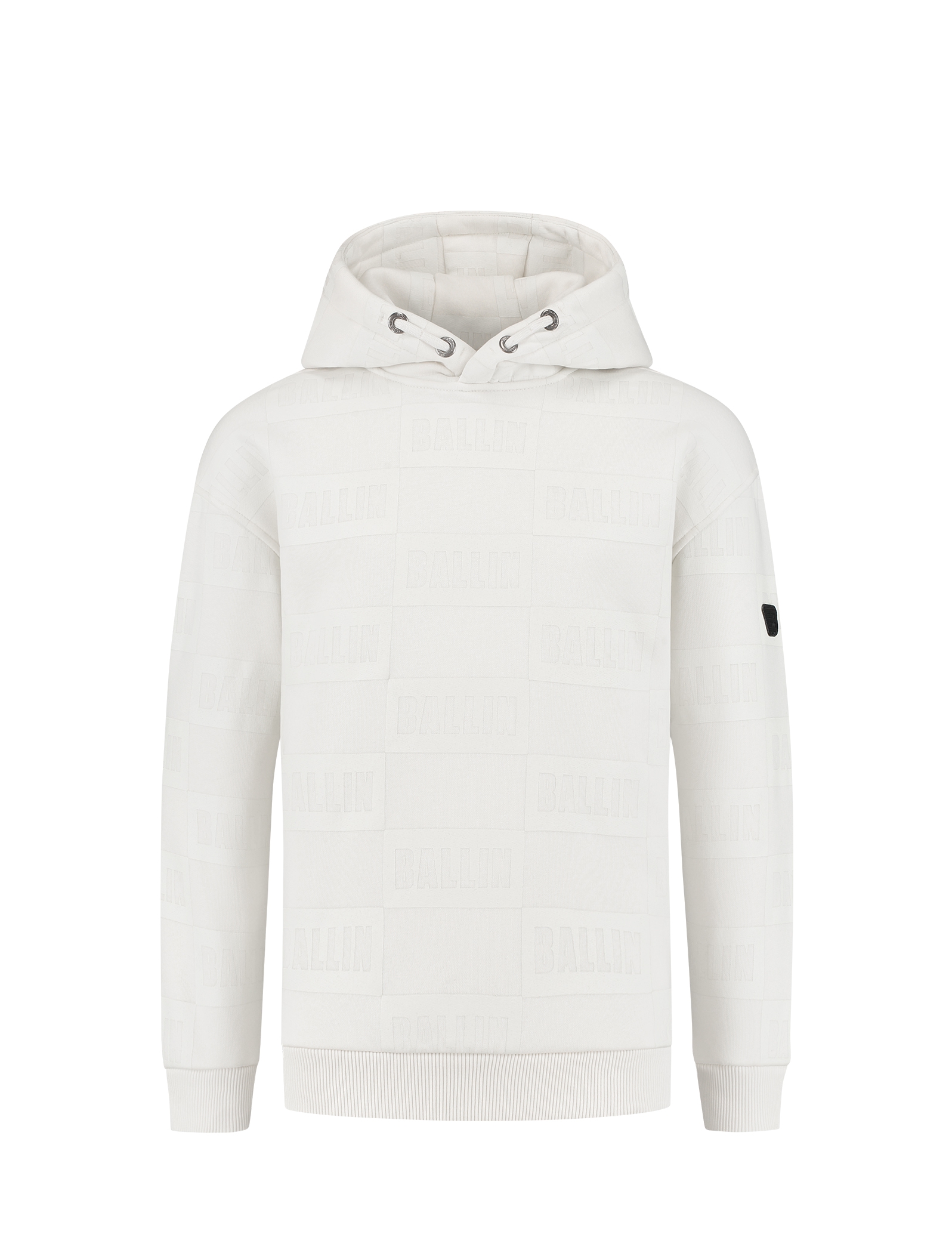 Ballin Hoodie CHECK LOGO PRINT