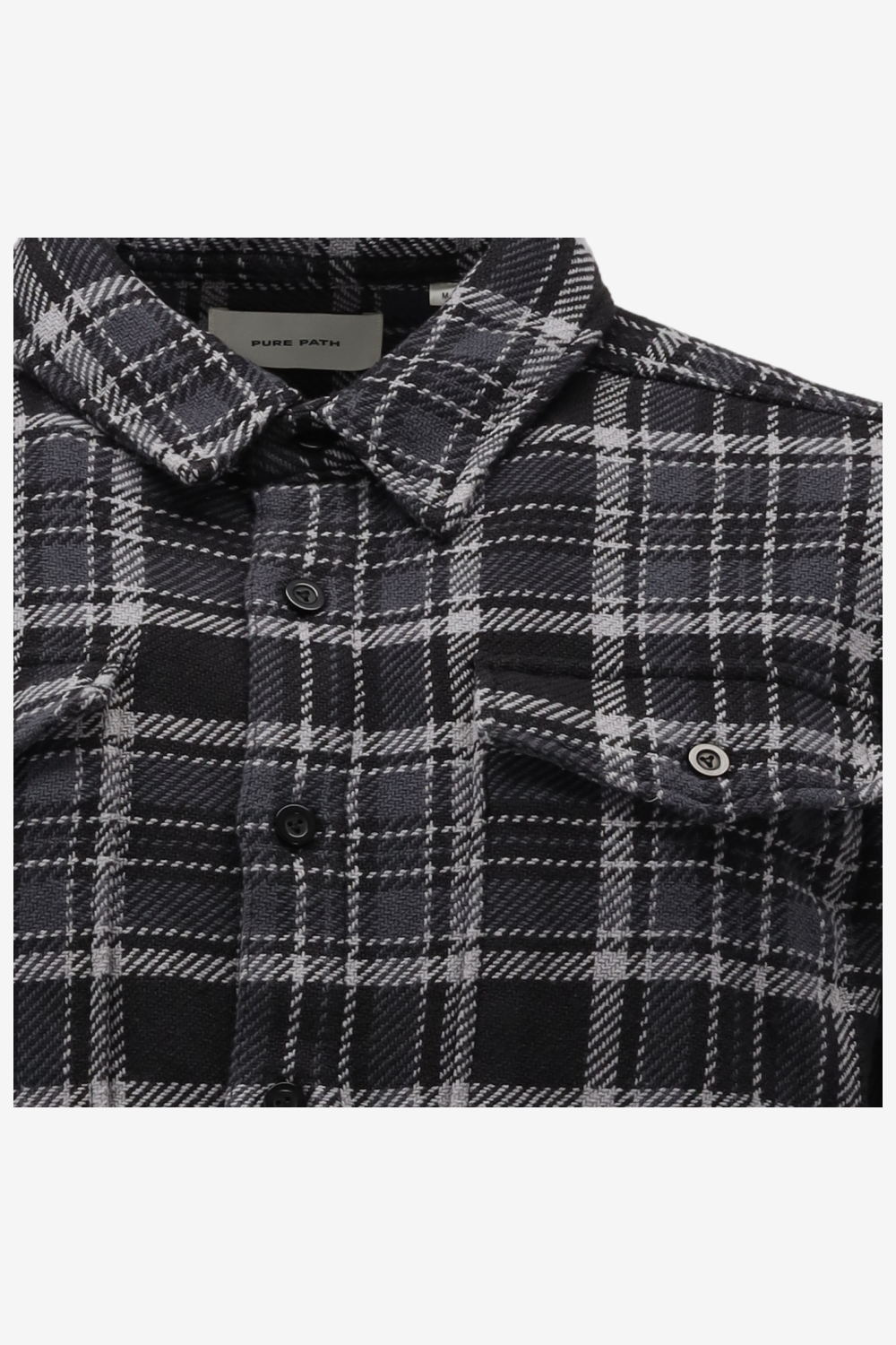 Pure Path Casual Shirt HEAVY TWILL CHECKED