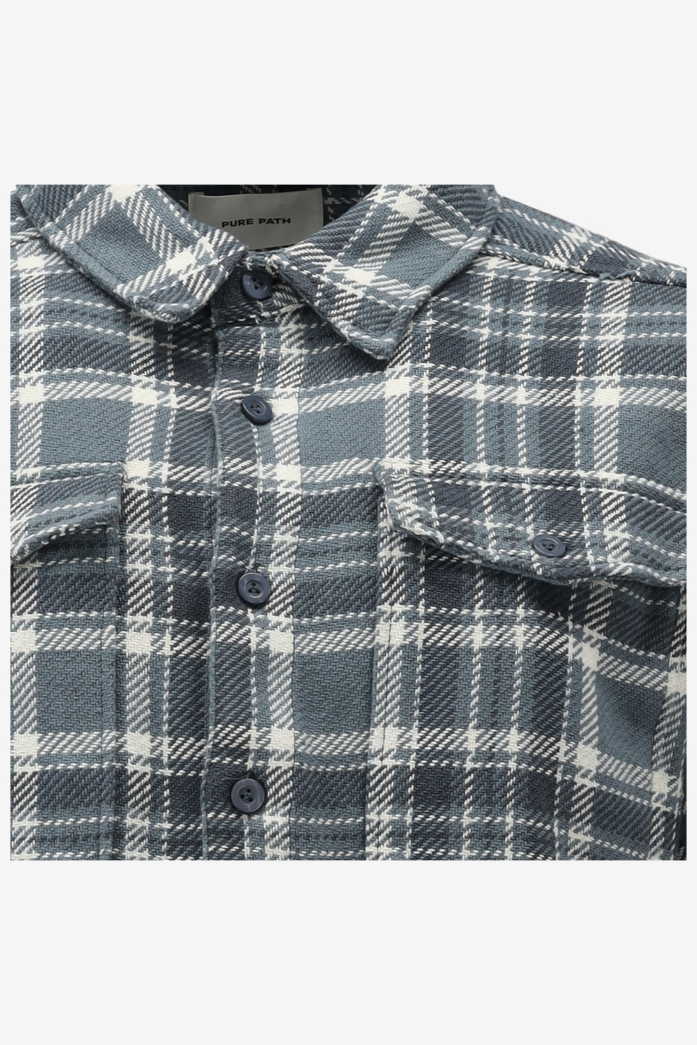 Pure Path Casual Shirt HEAVY TWILL CHECKED