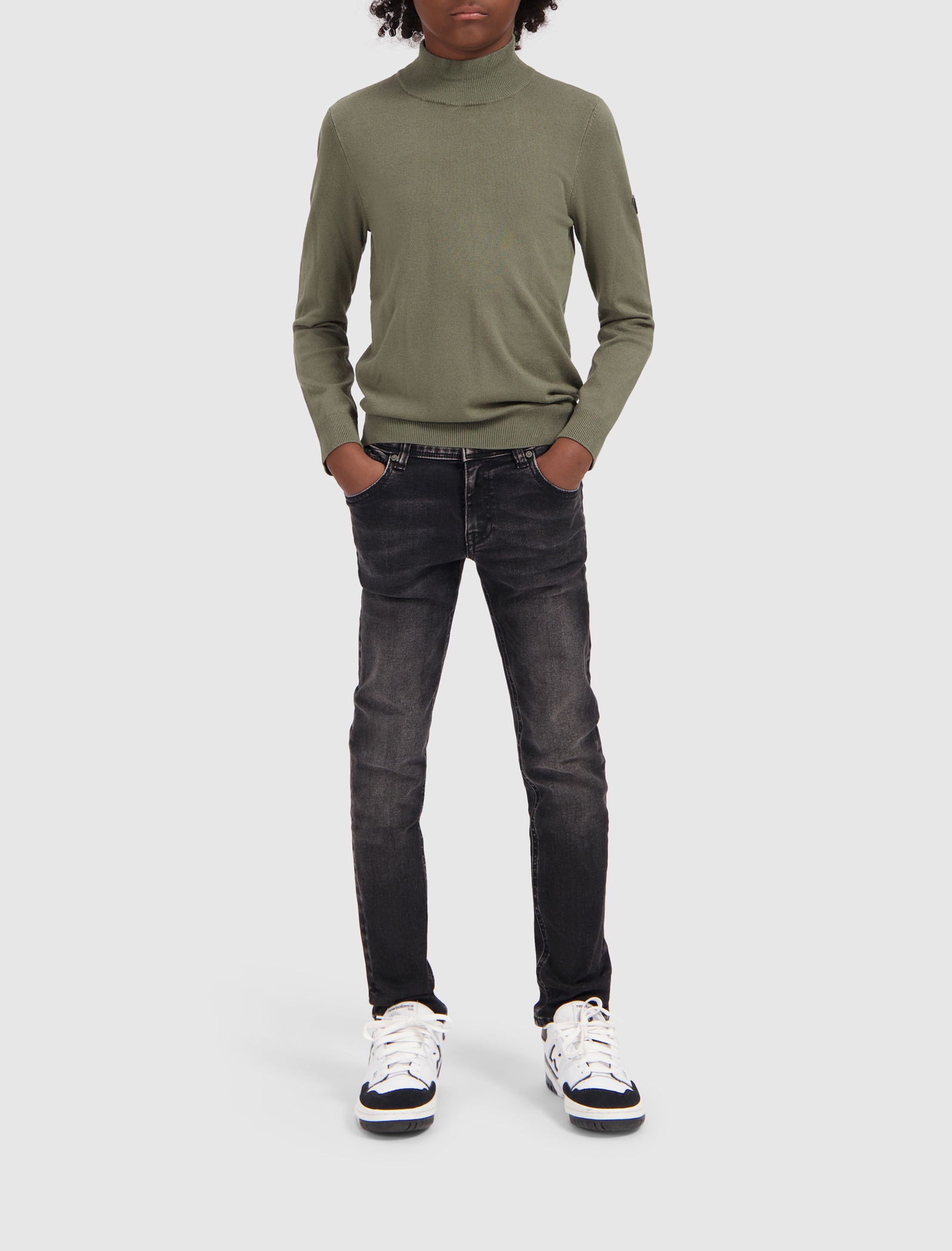 Ballin Trui JUNIOR LOGO BADGE TURTLENECK