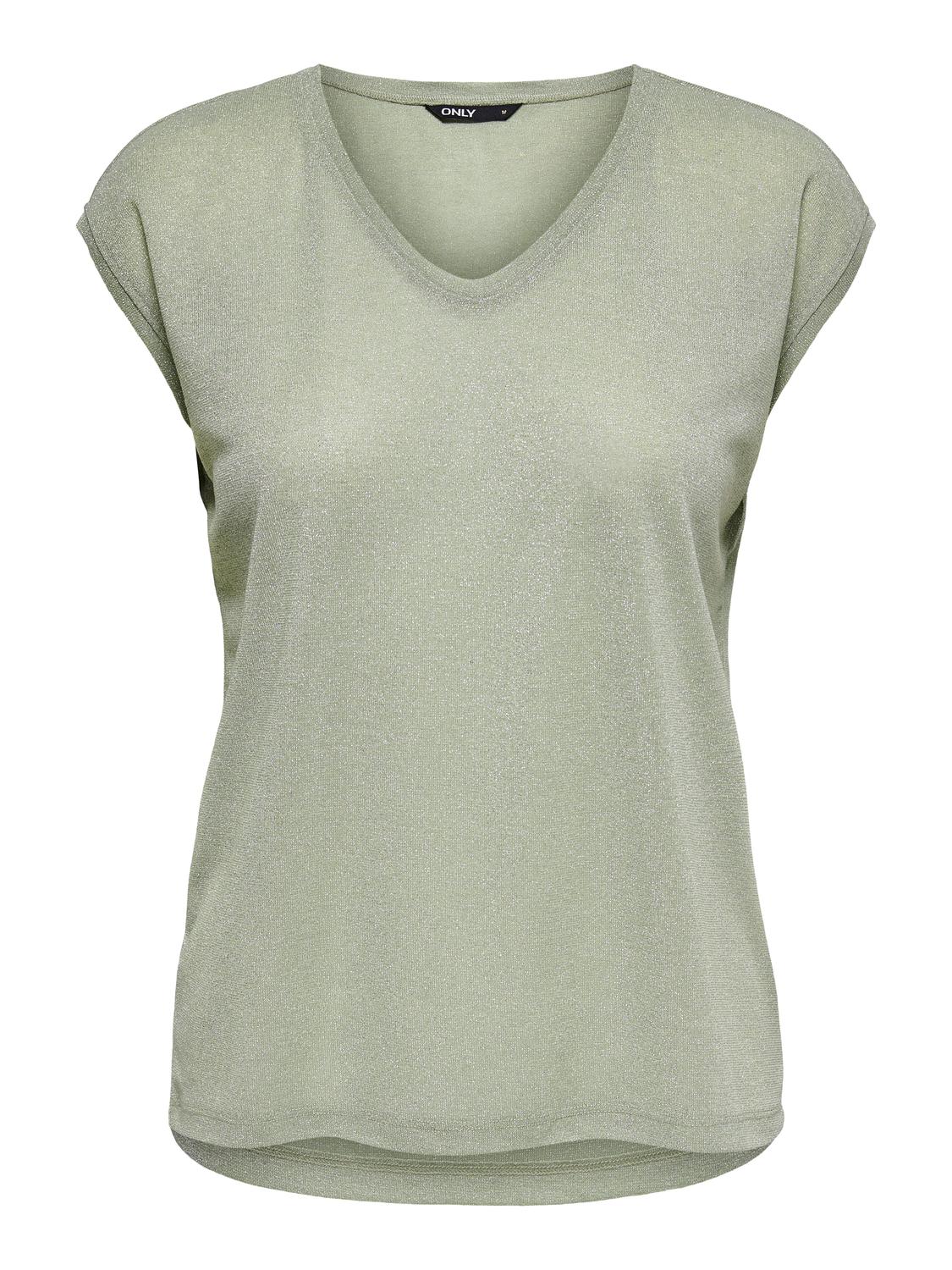 Only T-shirt SILVERY