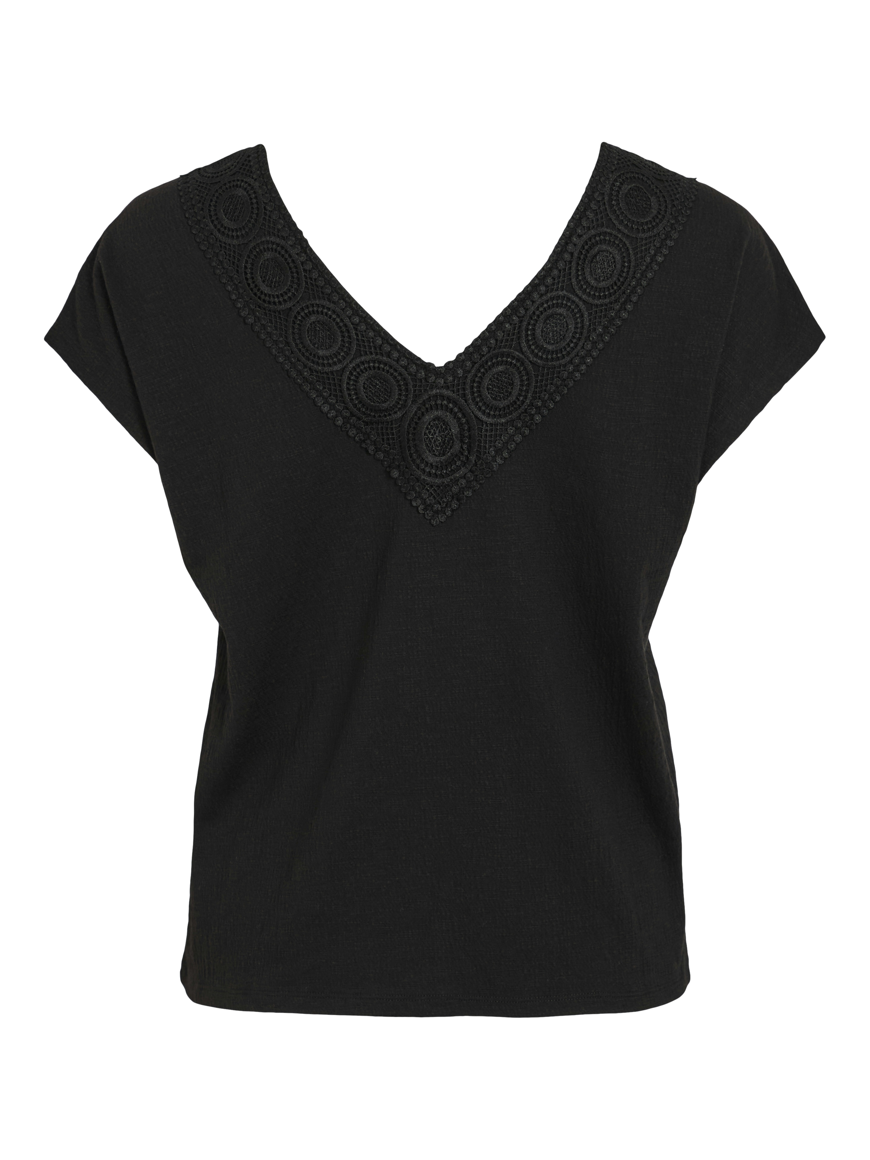 Vila T-shirt SYMA LACE