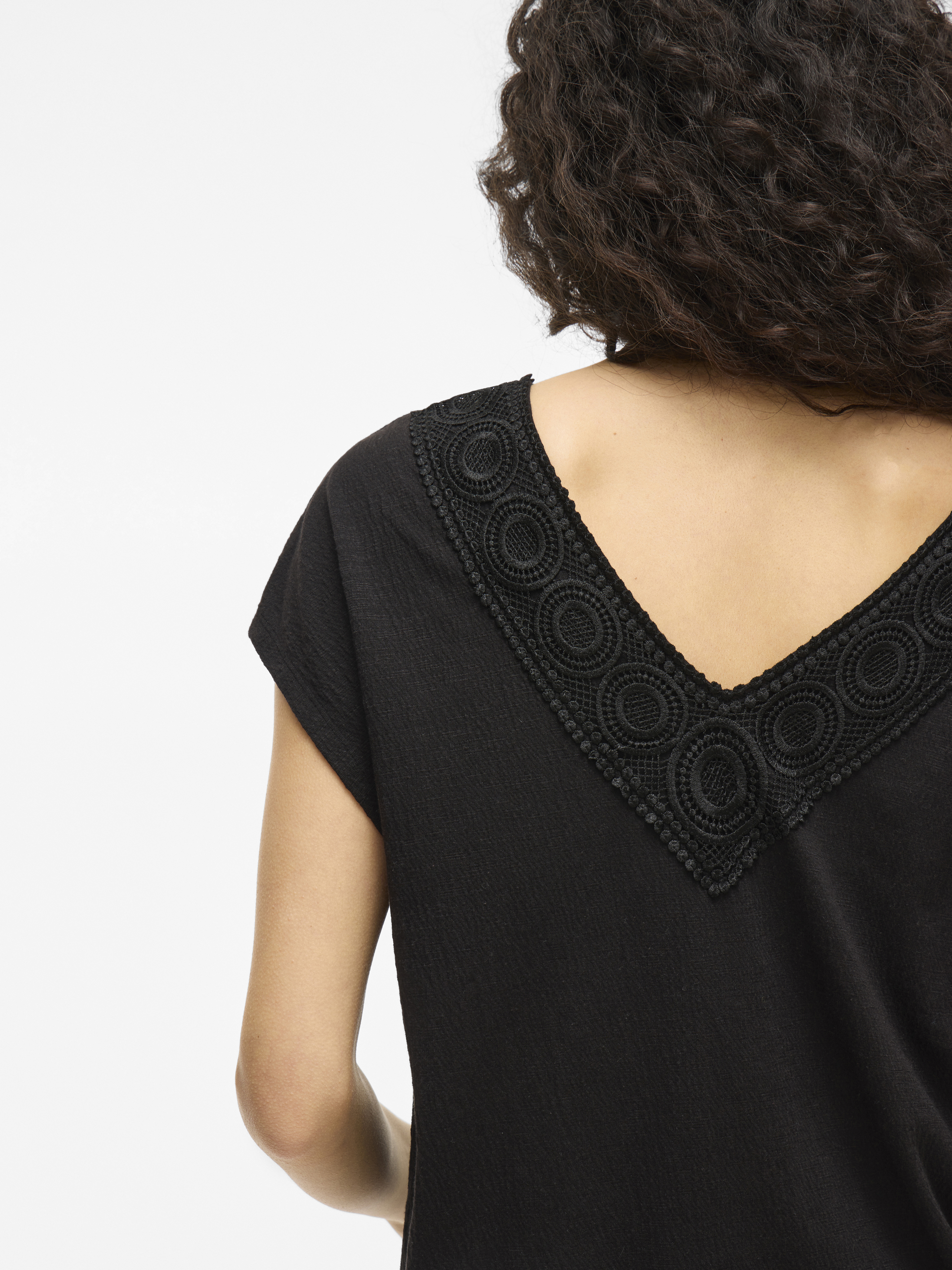 Vila T-shirt SYMA LACE
