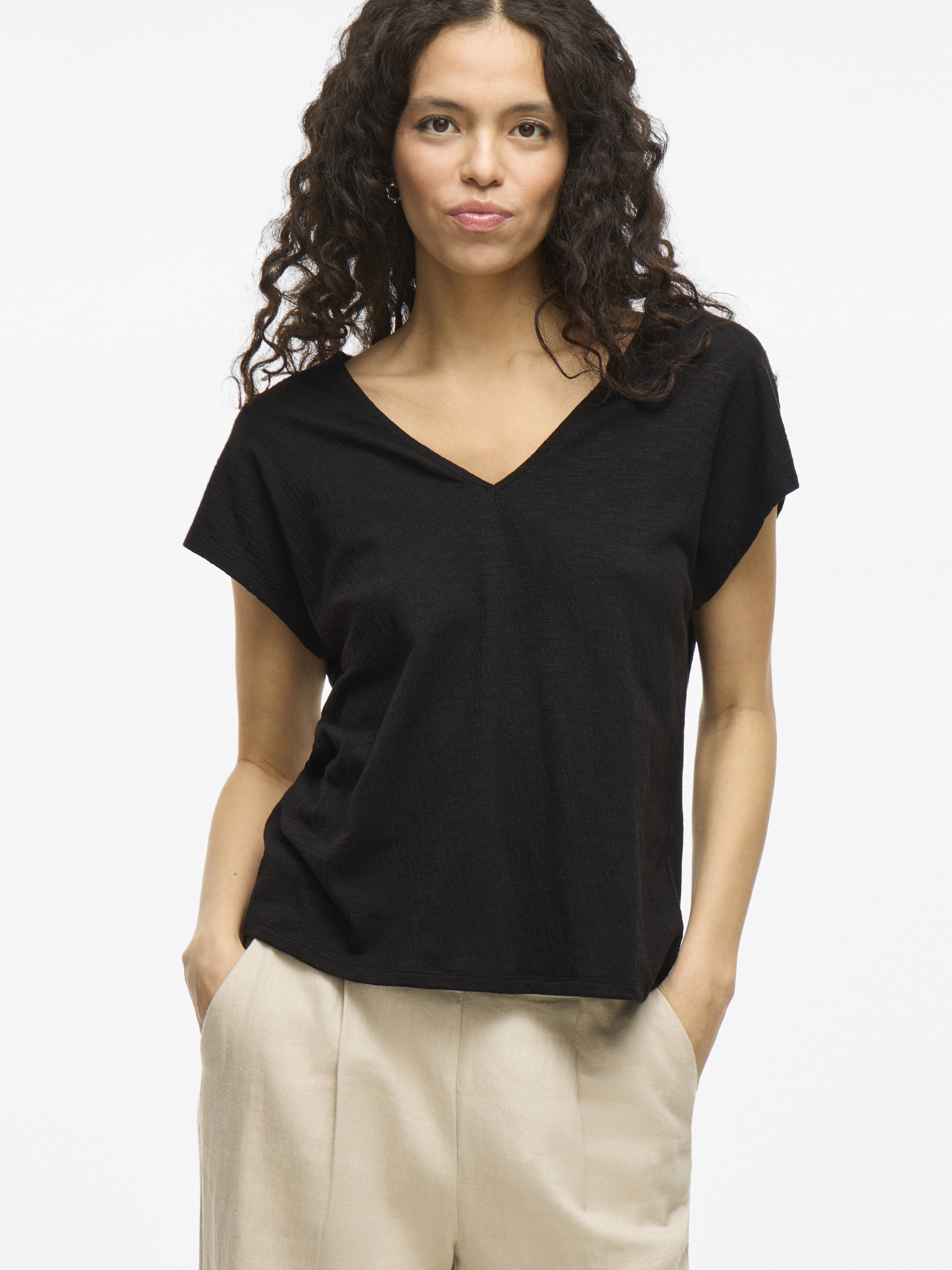 Vila T-shirt SYMA LACE
