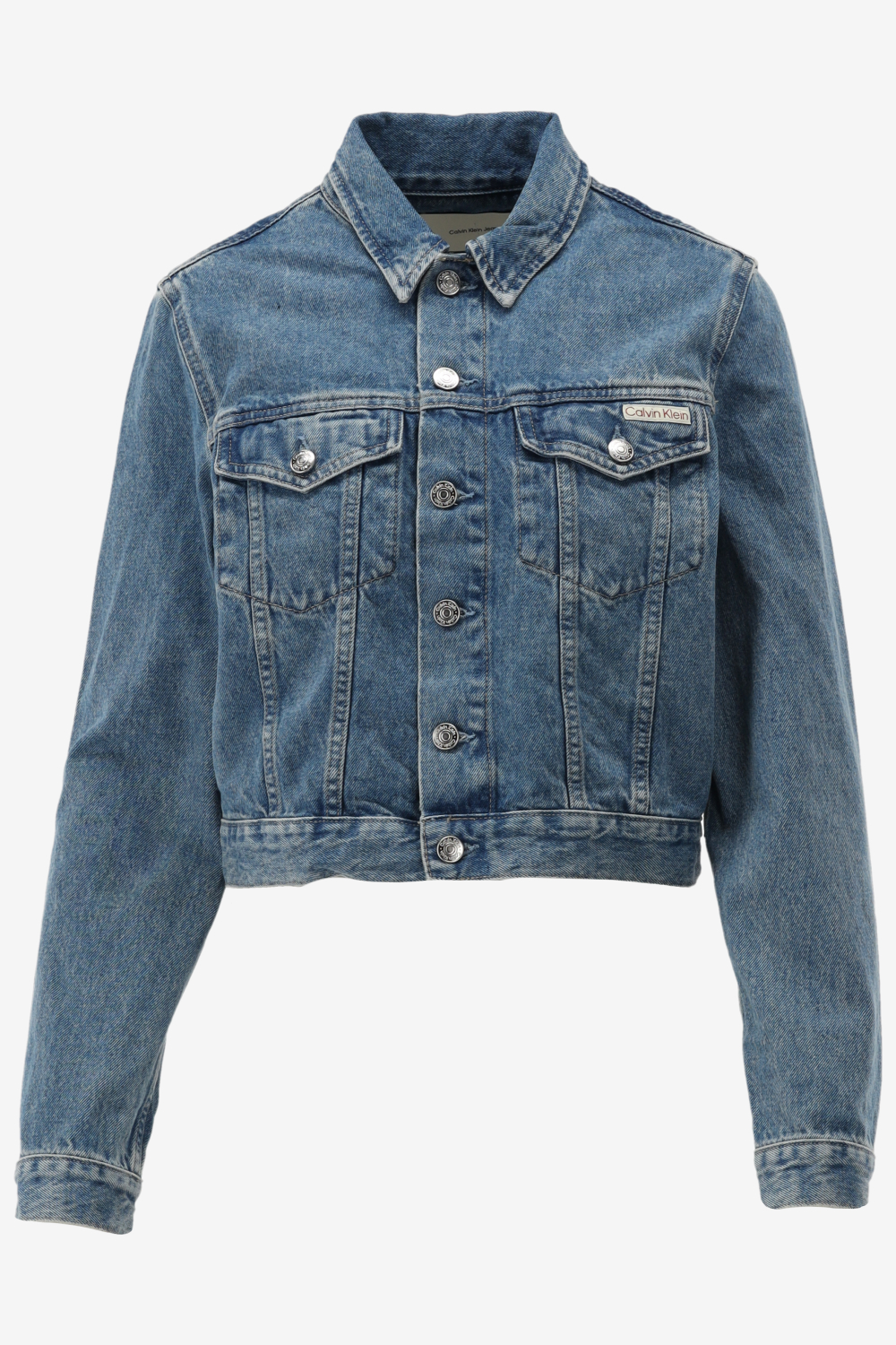 Calvin Klein Spijkerjas CROPPED