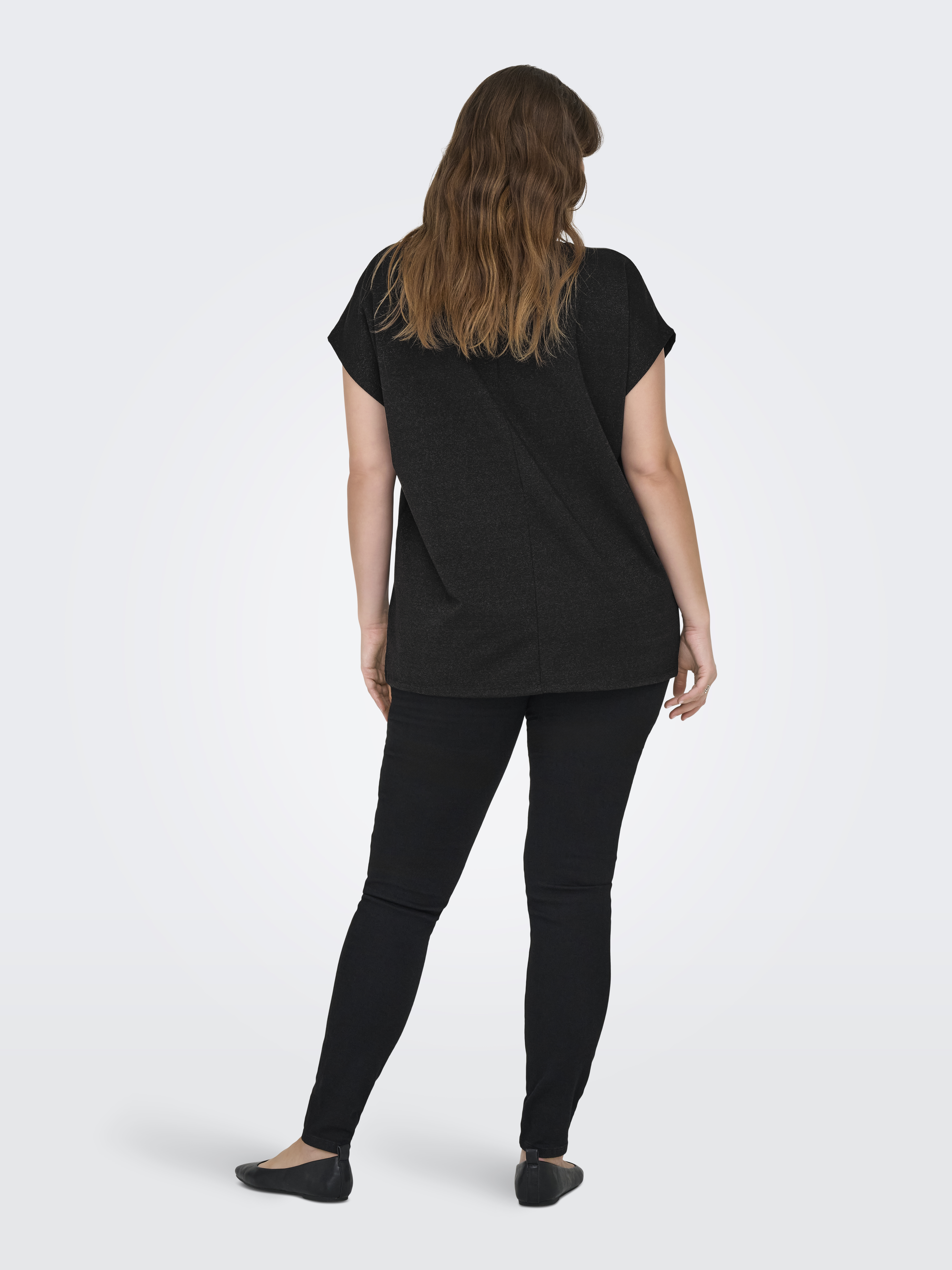 Only Carmakoma T-shirt MOSTER GLITTER