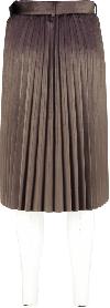 Yaya Rok Velvet pleated mid