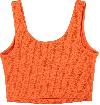 Calvin Klein Top SLUB RIB CROPPED 
