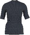 Yaya T-shirt Fancy textured sweater