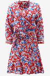 Tommy Hilfiger Jurk VIS WRAP KNEE DRESS