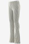 Indian Blue  Flared Pants Rib Stripe