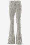 Indian Blue  Flared Pants Rib Stripe