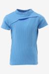 Indian Blue T-shirt T-Shirt Chest Opening