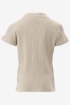 Indian Blue T-shirt T-Shirt Chest Opening