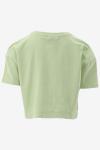 Indian Blue T-shirt Cropped T-Shirt Magnefique