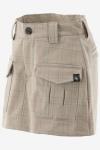 Indian Blue Short Check Cargo Skort