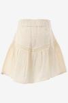 Indian Blue Rok Lace Ruffle Skirt