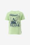 Indian Blue T-shirt T-Shirt Indian Smile