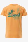 Indian Blue T-shirt T-Shirt V-neck Blue Sea