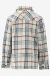 Indian Blue Casual Shirt Shirt Jacket Check