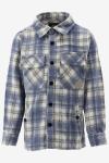 Indian Blue Casual Shirt Shirt Jacket Check