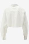 Calvin Klein Blouse WOVEN LABEL CROPPED, 0LB