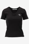 Calvin Klein T-shirt WOVEN LABEL RIB V-NE, BEH