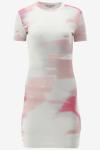 Calvin Klein Jurk AOP RIB SHORT SLEEVE