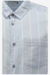 Calvin Klein Casual Shirt LINEN COTTON STRIPE