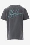 Malelions T-shirt STRIPED SIGNATURE T-SHIRT