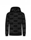 Ballin Hoodie CHECK LOGO PRINT