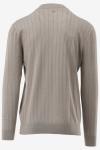 Pure Path Trui VERTICAL STRIPED HALFZIP