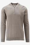 Pure Path Trui VERTICAL STRIPED HALFZIP